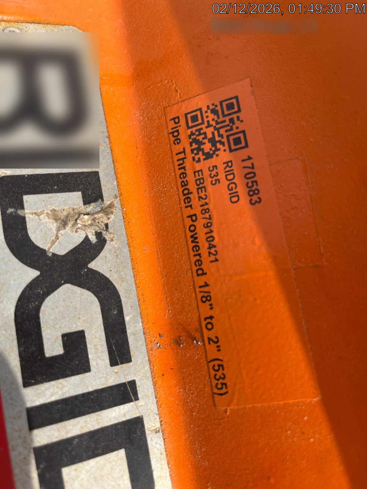 2021 RIDGID 535