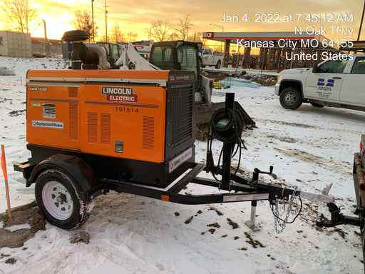 2021 Lincoln Electric Vantage 549X Ready Pak 3, ORANGE (includes trailer, cable rack, fender light kit)
