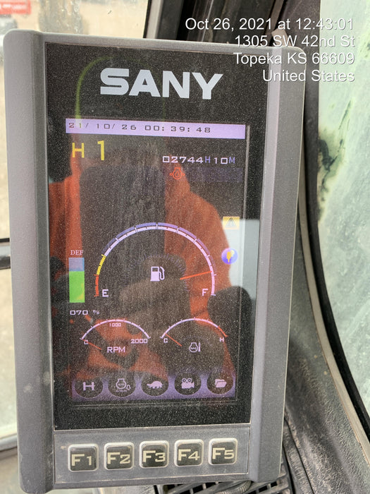 Sany SY265C Sany SY265 Tier 4 - Cab, Hydraulic  QC, 24" HD Bucket - Tooth, 36" HD Bucket - Tooth, 48" HD Bucket - Tooth, Hydraulic Thumb