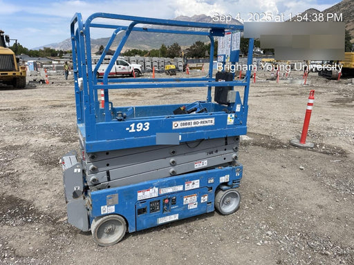 2020 Genie GS-1930 Fixed rails with chain entry gate - Pre A92.20