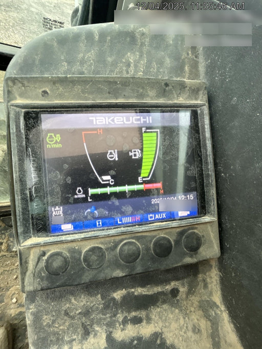 2020 Takeuchi TB290C Cab/Heat/Air, Rubber Tracks, Manual TAG QC