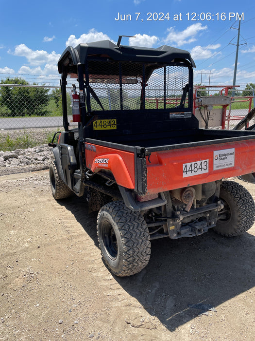 2019 Kubota RTV-XG850WL-H 4wd Utility Cart, Gas, 2 Seat, LED Strobe, Windshield Tempered Glass, Plastic Canopy, Wire Harness Kit, Backup Alarm