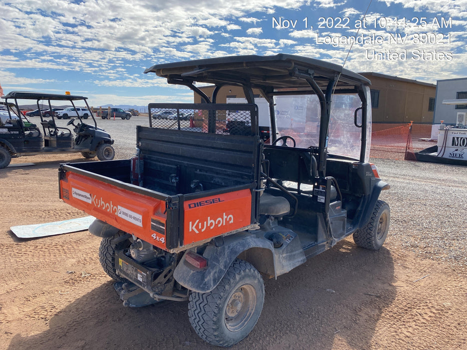 2022 Kubota RTV-X1140W-H Plastic Canopy, Windshield Acrylic Clear, LED Strobe Light, Wire Harness Kit, Back up Alarm
