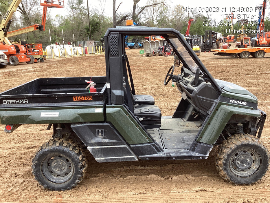 2021 Yanmar YU1000 Canopy, Steel Wheel, Poly WindShield, Beacon, Backup Alarm