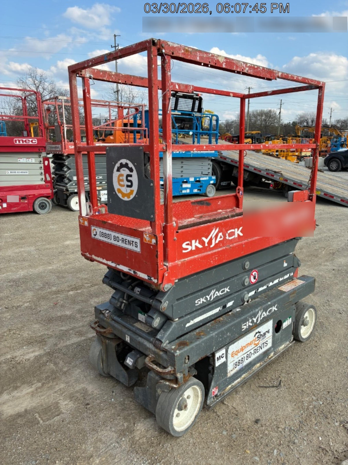 2017 Skyjack SJIII-3219 Skyjack SJ3219, Trojan Battery Set, Extended Warranty 5yr/5k hr