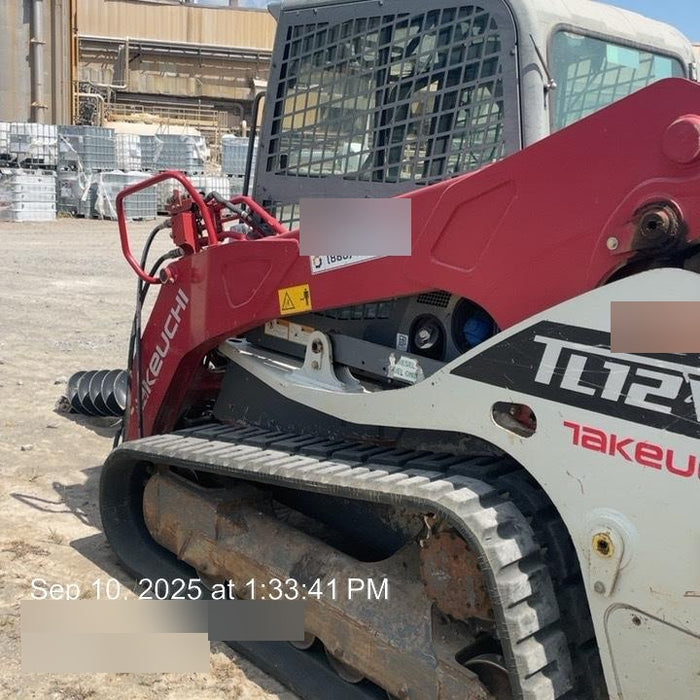 2019 Takeuchi TL12V2C Cab/Heat/AC, Back-up Alarm, Hydraulic QC w/80" HD Tooth Bucket