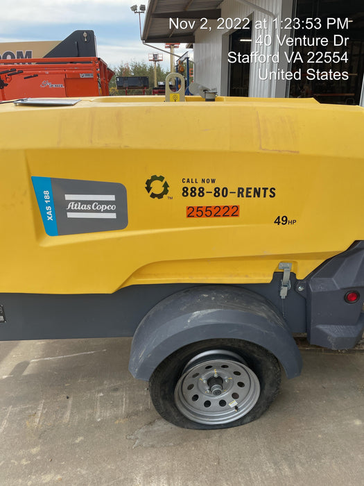 2022 ATLAS COPCO XAS188 CWK
