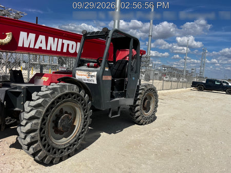 2018 Manitou MTA10055 MTA10055 - 120 HP T4, Canopy, Worklights/Strobe, Beacon, 66" Carriage, 60" Forks, Solid Tires, Lift Hook, Aux Hydraulics