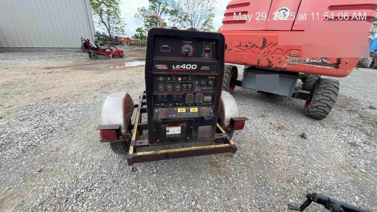 2023 Lincoln Electric LE400 Kubota V1505, Trlr, Cable Rack, Light Kit, ES Decals, T3