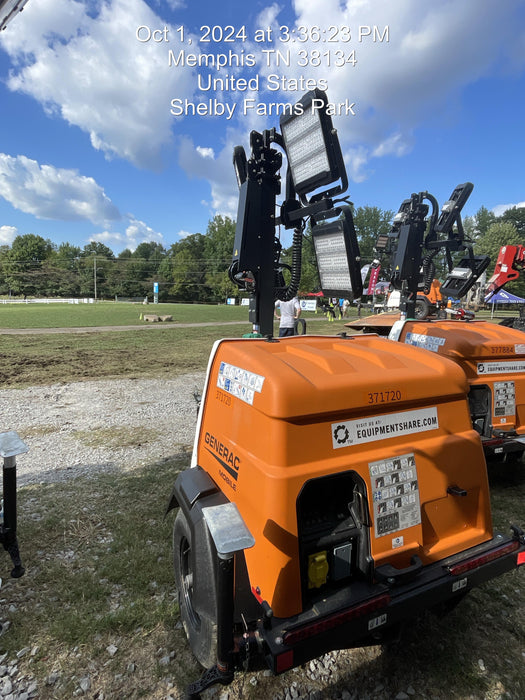 2023 Generac MLT2 Diesel, Flex Switch 120V Input, Powerzone Controller, 
(4) 320W LED Lights, 4kW Generator, 39.9 Gal Fuel Tank, 2" Ball, T3