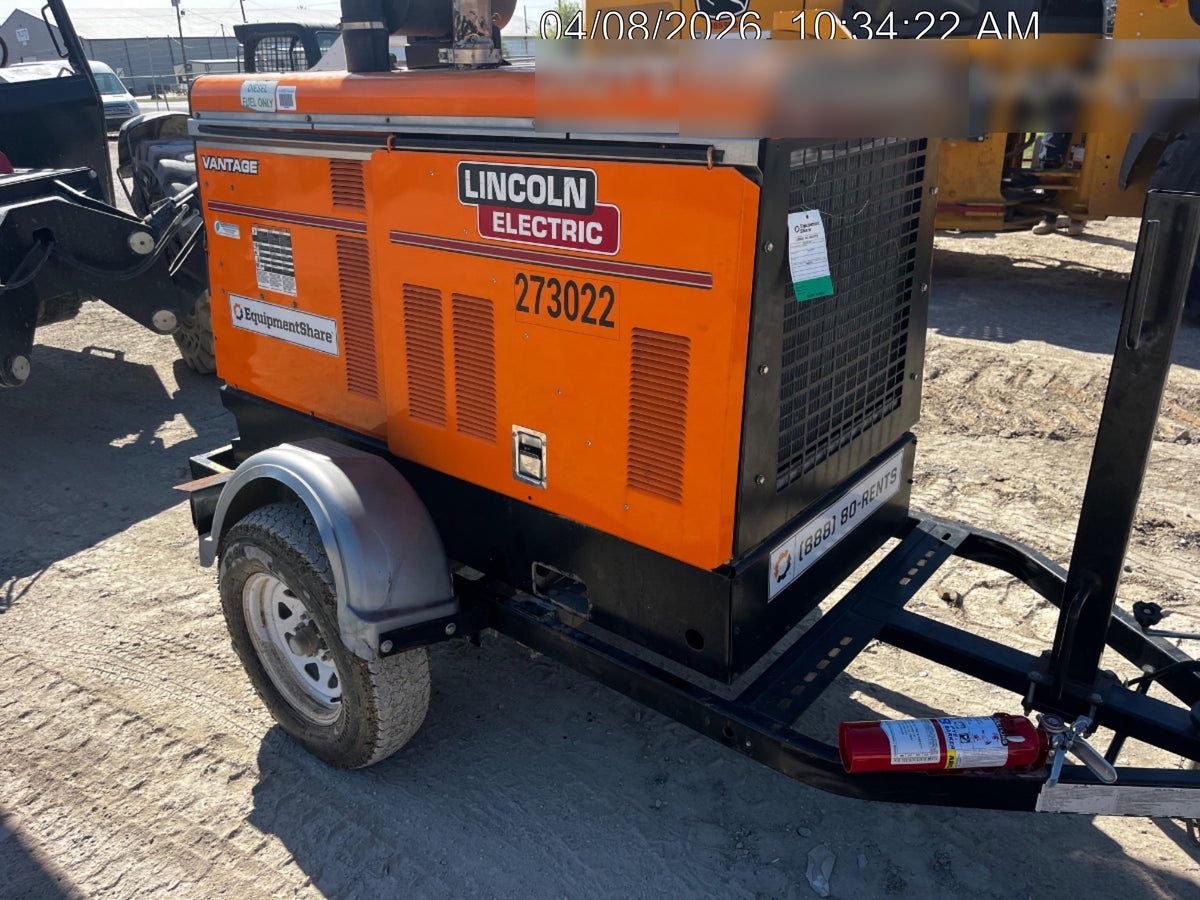 2022 Lincoln Electric Vantage 549X Crosslink Technology, Trailer Mounted, ES Decals, T3