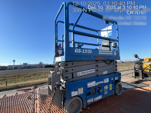 2020 Genie GS-1930 Fixed rails with chain entry gate - Pre A92.20