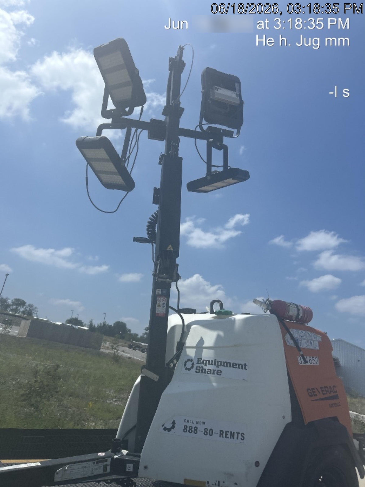 2023 Generac MLT2 Diesel, Flex Switch 120V Input, Powerzone Controller, (4) 320W LED Lights, 4kW Generator, 39.9 Gal Fuel Tank, 2" Ball, T3