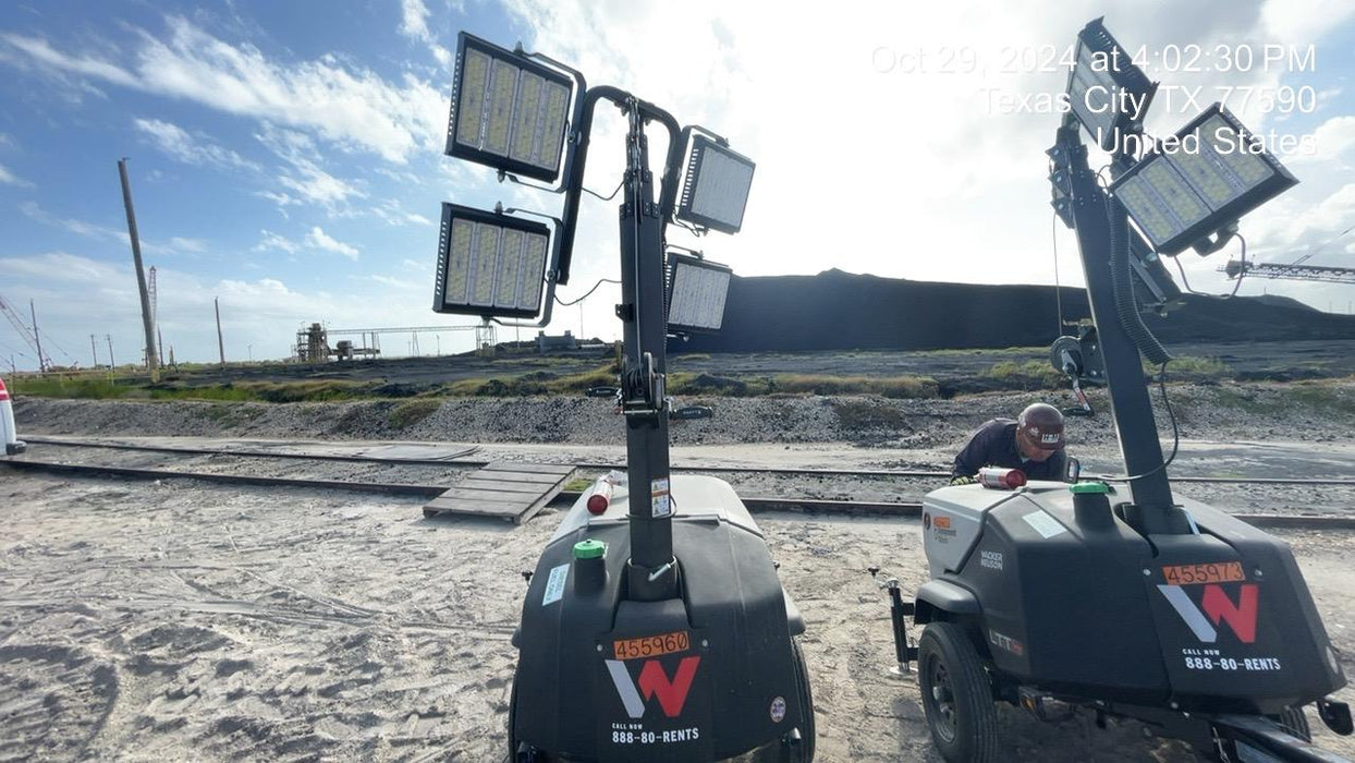 2024 Wacker Neuson LTT4 Diesel, Kohler KDW702, Deep Sea Controller, Auto Start, LED 320W, Bypass Outlet, T3