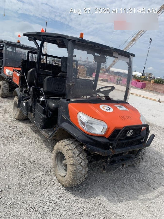 2021 Kubota RTV-X1140W-H Plastic Canopy, Windshield Acrylic Clear, LED Strobe Light, Wire Harness Kit, Back up Alarm