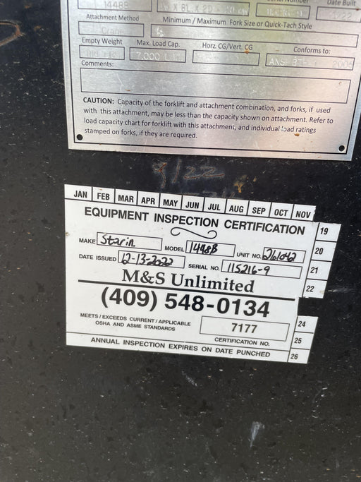 2022 STAR INDUSTRIES 1448B