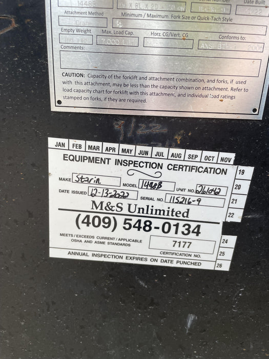 2022 STAR INDUSTRIES 1448B