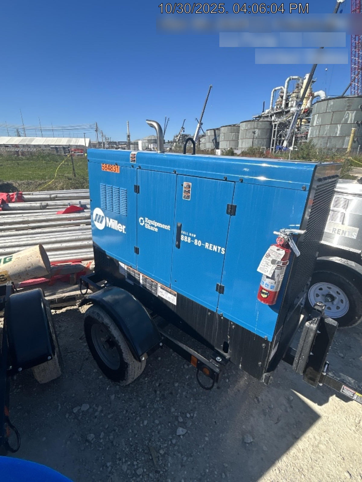 2025 MILLER ELECTRIC BIG BLUE 500