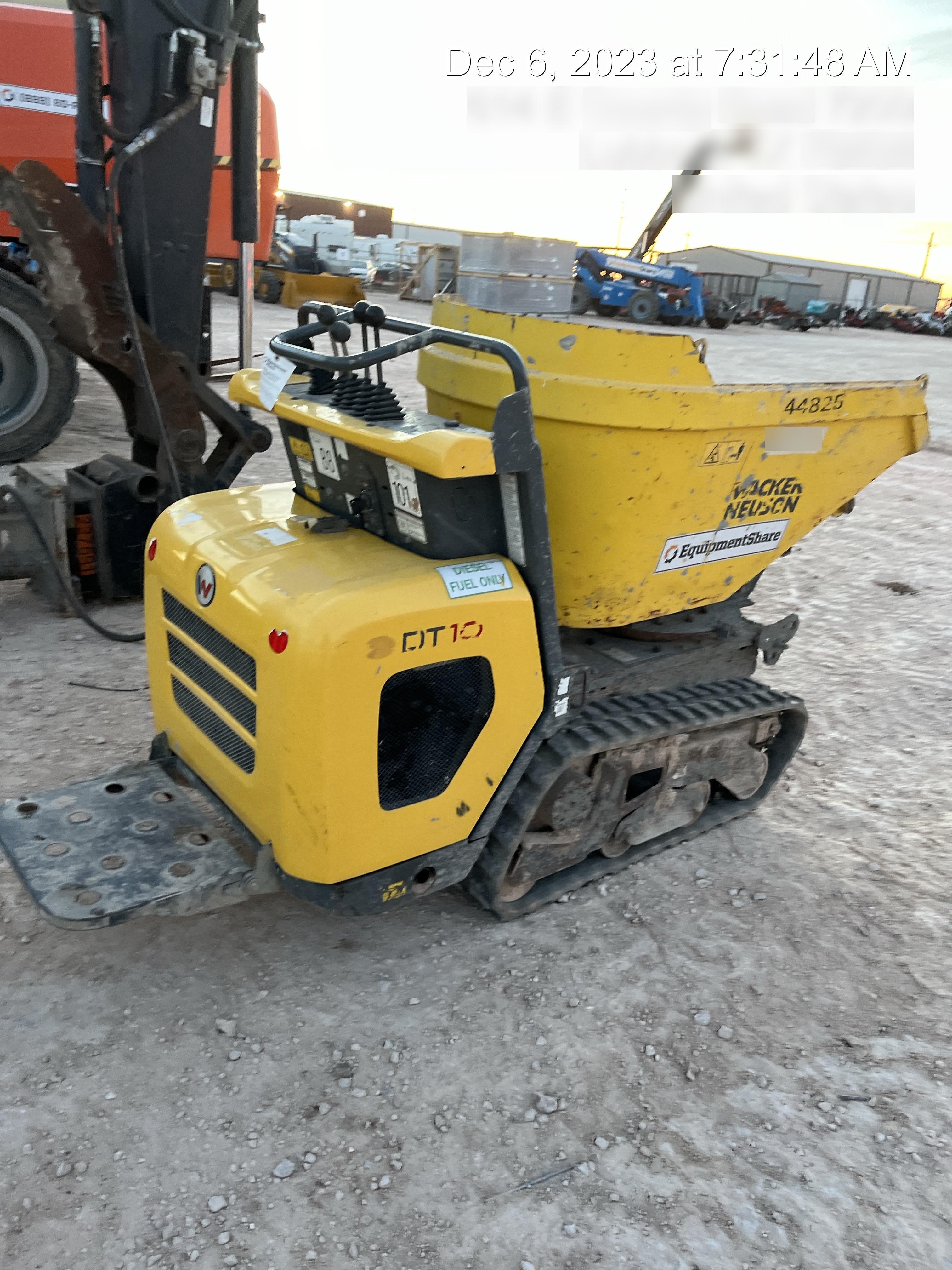 2019 WACKER NEUSON DT10
