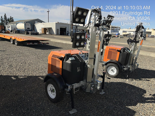 2024 Wanco WLTT-4MM4K Diesel, Deep Sea Controller, Shore Power Plug, Auto Start, (4) 350W LED Floodlights, 4kW Generator, 60 Gal Fuel Tank, 2" Ball, T3