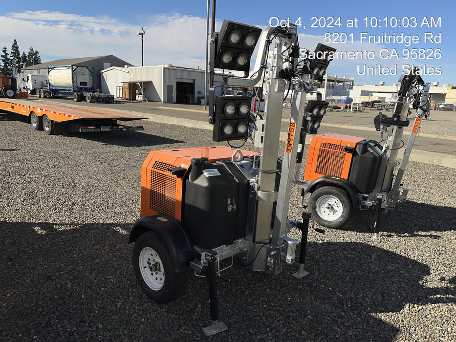2024 Wanco WLTT-4MM4K Diesel, Deep Sea Controller, Shore Power Plug, Auto Start, (4) 350W LED Floodlights, 4kW Generator, 60 Gal Fuel Tank, 2" Ball, T3