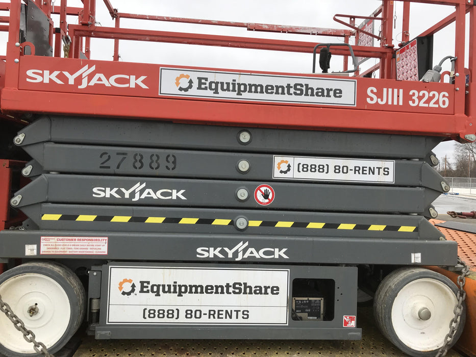 2019 Skyjack SJIII-3226 Standard Options