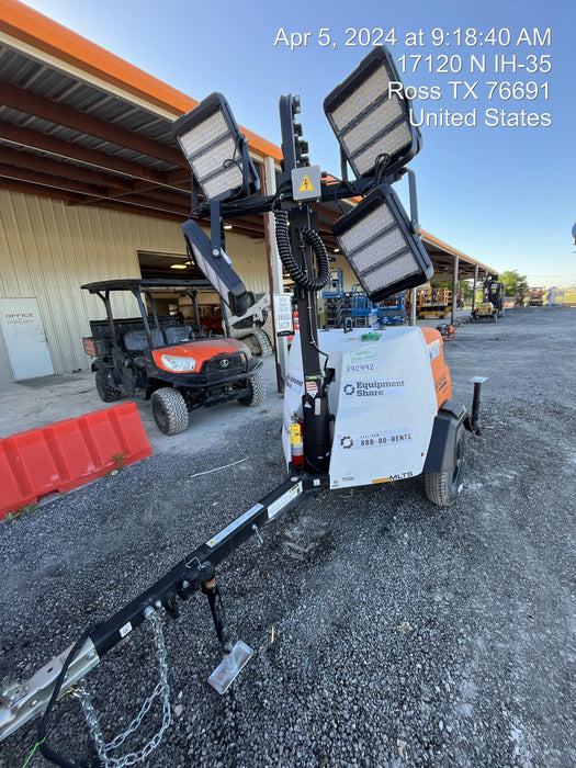 2024 Generac MLT2 Diesel, Flex Switch 120V Input, Powerzone Controller, 
(4) 320W LED Lights, 4kW Generator, 39.9 Gal Fuel Tank, 2" Ball, T3