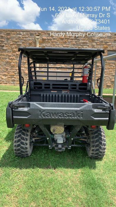 2019 Kawasaki Mule PRO-DXT Standard Options, Backup Alarm, Beacon, Plastic Hard Top, Poly Windshield, Horn Kit