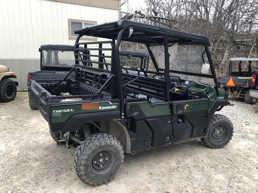 2019 Kawasaki Mule PRO-DXT Standard Options, Backup Alarm, Beacon, Plastic Hard Top, Poly Windshield, Horn Kit