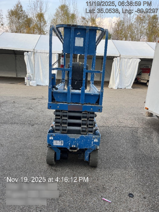 2019 Genie GS-1930 Fixed Rails with Chain Entry