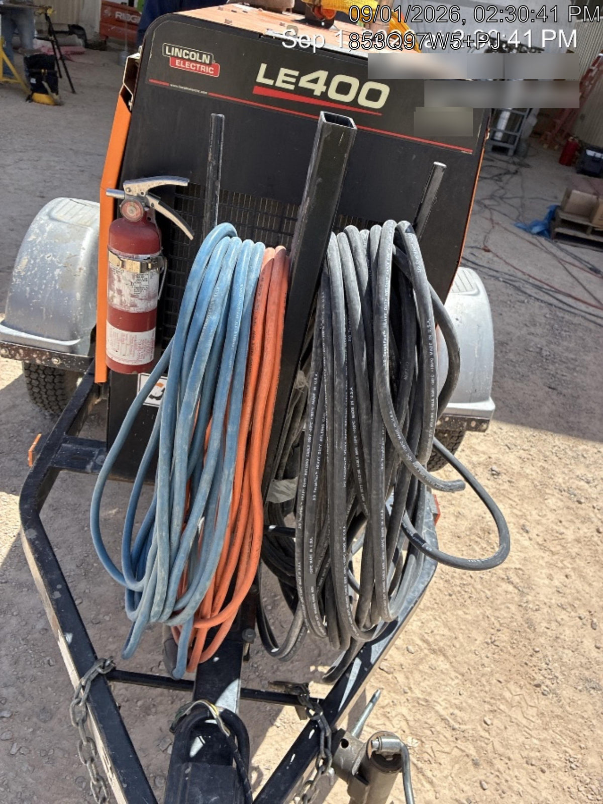 2022 Lincoln Electric LE400 Kubota V1505, Trlr, Cable Rack, Light Kit, ES Decals, T3