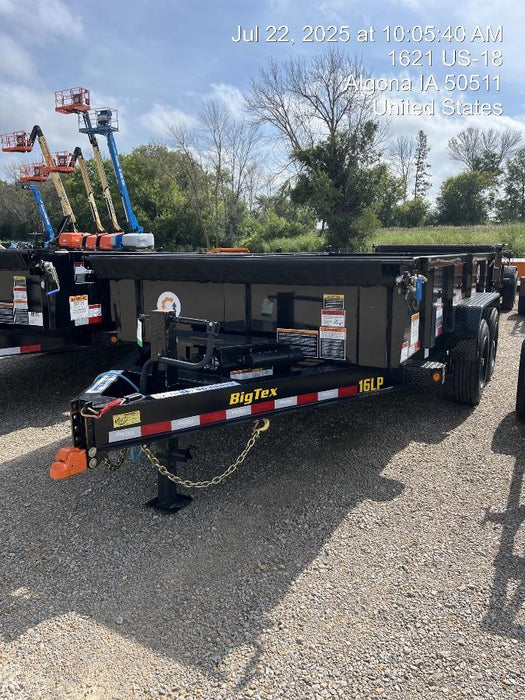 2025 BIG TEX TRAILER 16LP-14BK6SIRPD
