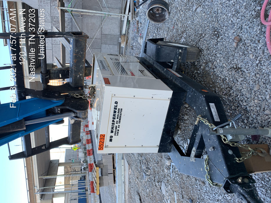 2019 Multiquip DLW400ESA4 Dual Pack, Trailer Mounted