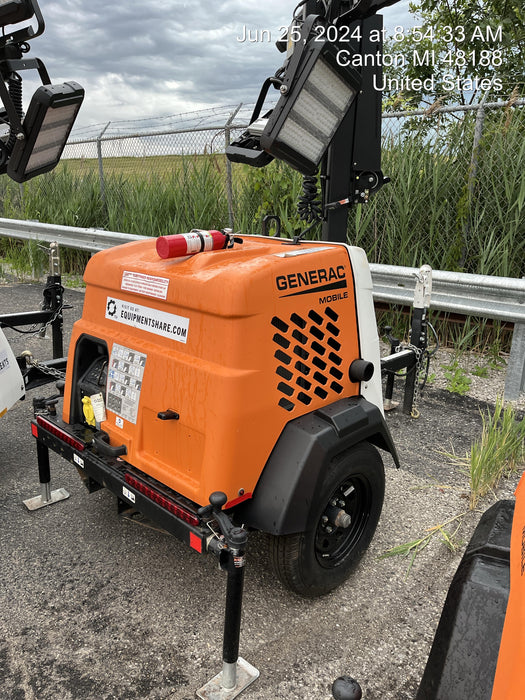 2023 Generac MLT2 Diesel, Flex Switch 120V Input, Powerzone Controller, (4) 320W LED Lights, 4kW Generator, 39.9 Gal Fuel Tank, 2" Ball, T3
