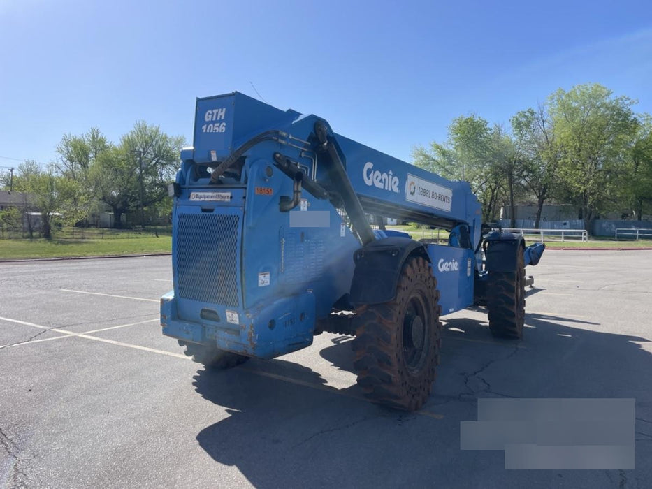 2018 Genie GTH-1056 Genie GTH-1056 w/ROPS, Work Lights, Solid Tires, RH Cab Mesh, Beacon, 60" Carriage and Forks