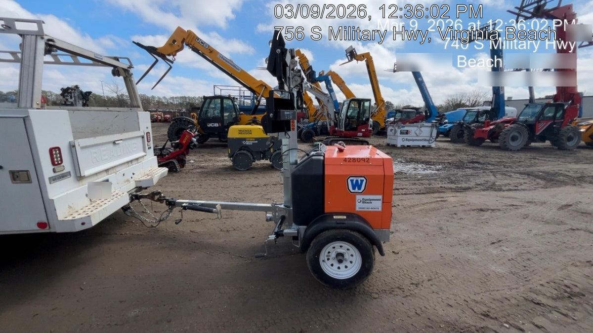 2024 Wanco WLTT-4MM4K Diesel, Deep Sea Controller, Shore Power Plug, Auto Start, (4) 350W LED Floodlights, 4kW Generator, 60 Gal Fuel Tank, 2" Ball, T3