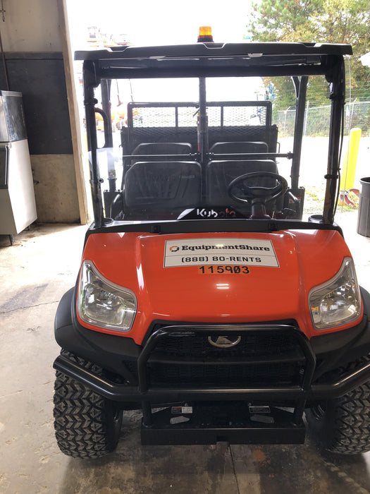2020 Kubota RTV-X1140W-H 4WD, LED Strobe, Windshield Acrylic Clear, Plastic Canopy, Wire Harness Kit, Backup Alarm