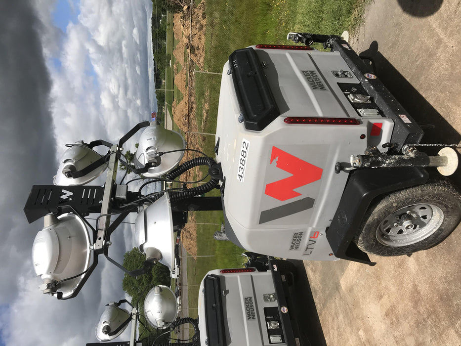 2019 Wacker Neuson LTV6L-MH Wacker Neuson LTV6L Mobile Light Tower w/Fuel Level Sensor Installed