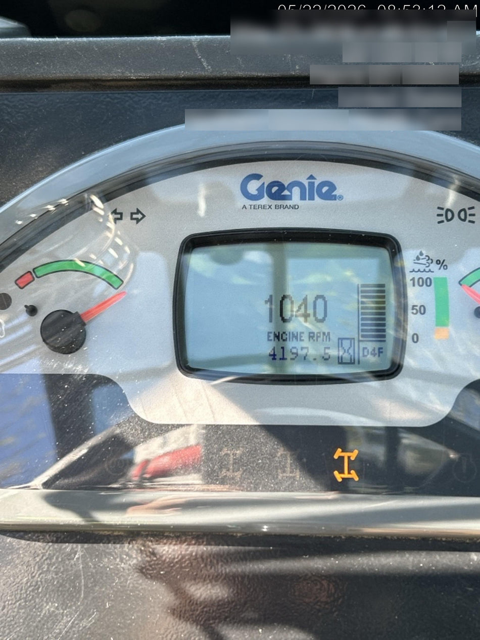 2018 Genie GTH-1056 Genie GTH-1056 w/Enclosed Cab w/HVAC, Work Lights, Solid Tires, Beacon, 60" Carriage and Forks