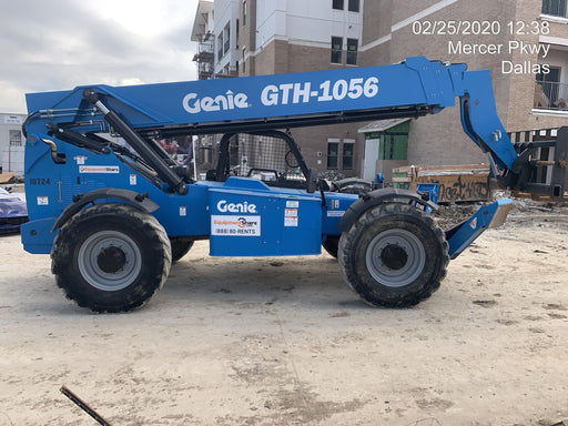 2018 Genie GTH-1056 Genie GTH-1056 w/Open ROPS, FF Tires, Work Light/Beacon, 60" Carriage and Forks
