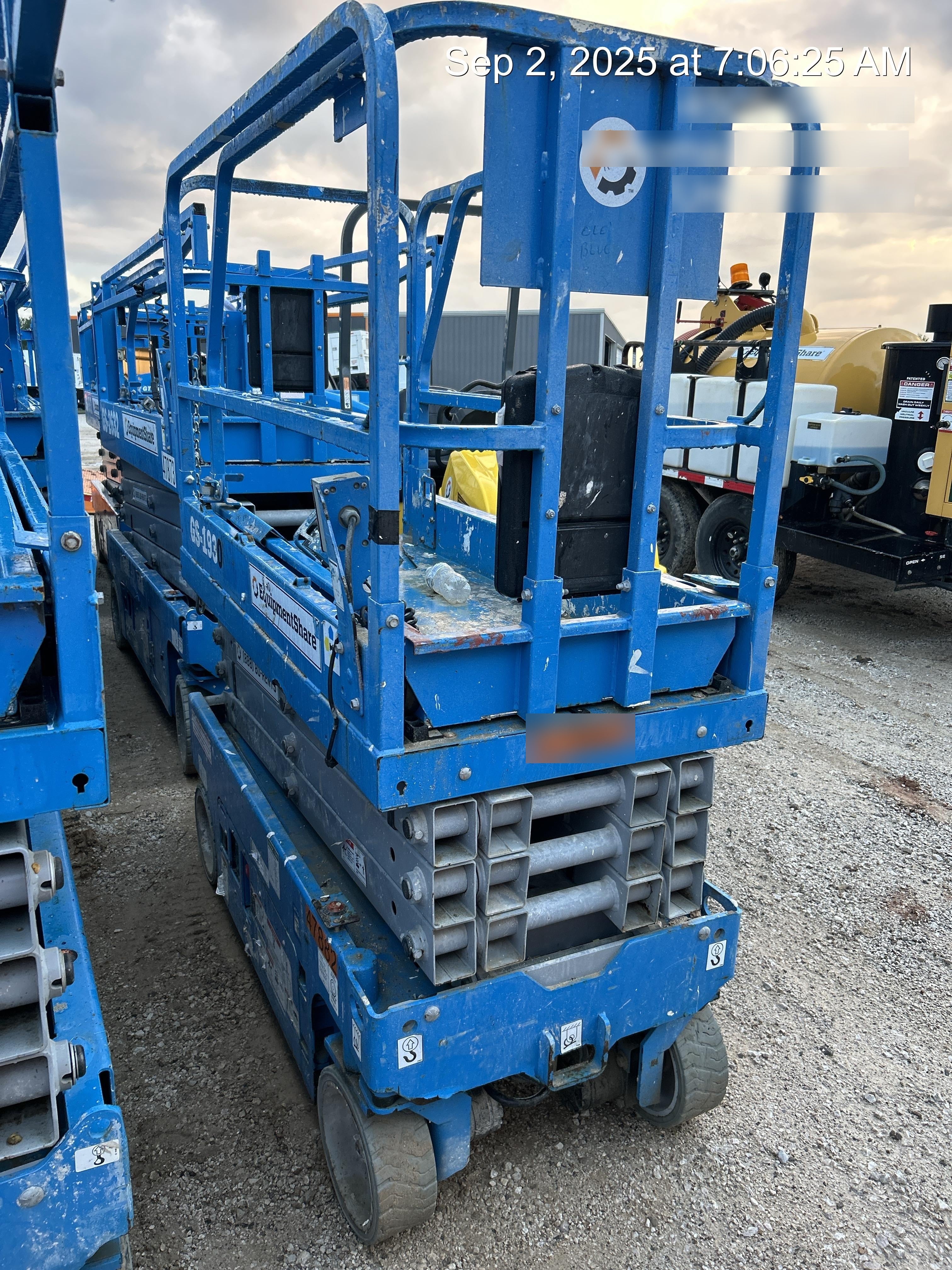 2019 Genie GS-1930 Fixed Rails with Chain Entry