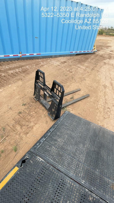 2021 FEMA 60" Skid Steer Forks FEMA