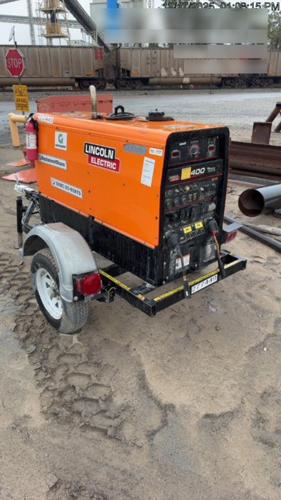 2022 Lincoln Electric LE400 Kubota V1505, Trlr, Cable Rack, Light Kit, ES Decals, T3