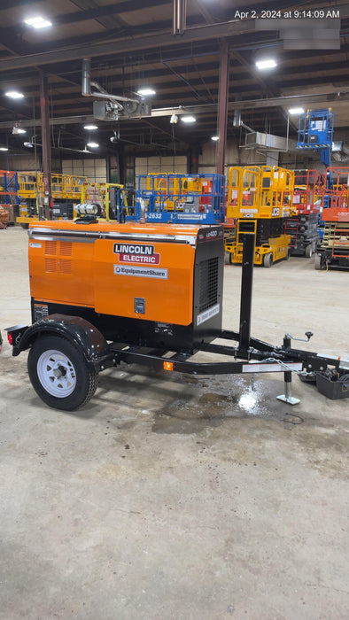 2024 Lincoln Electric LE400 Kubota V1505, Trlr, Cable Rack, Light Kit, ES Decals, T3