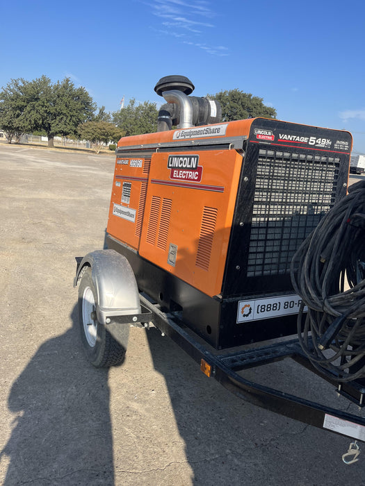 2022 Lincoln Electric Vantage 549X Crosslink Technology, Trailer Mounted, ES Decals, T3