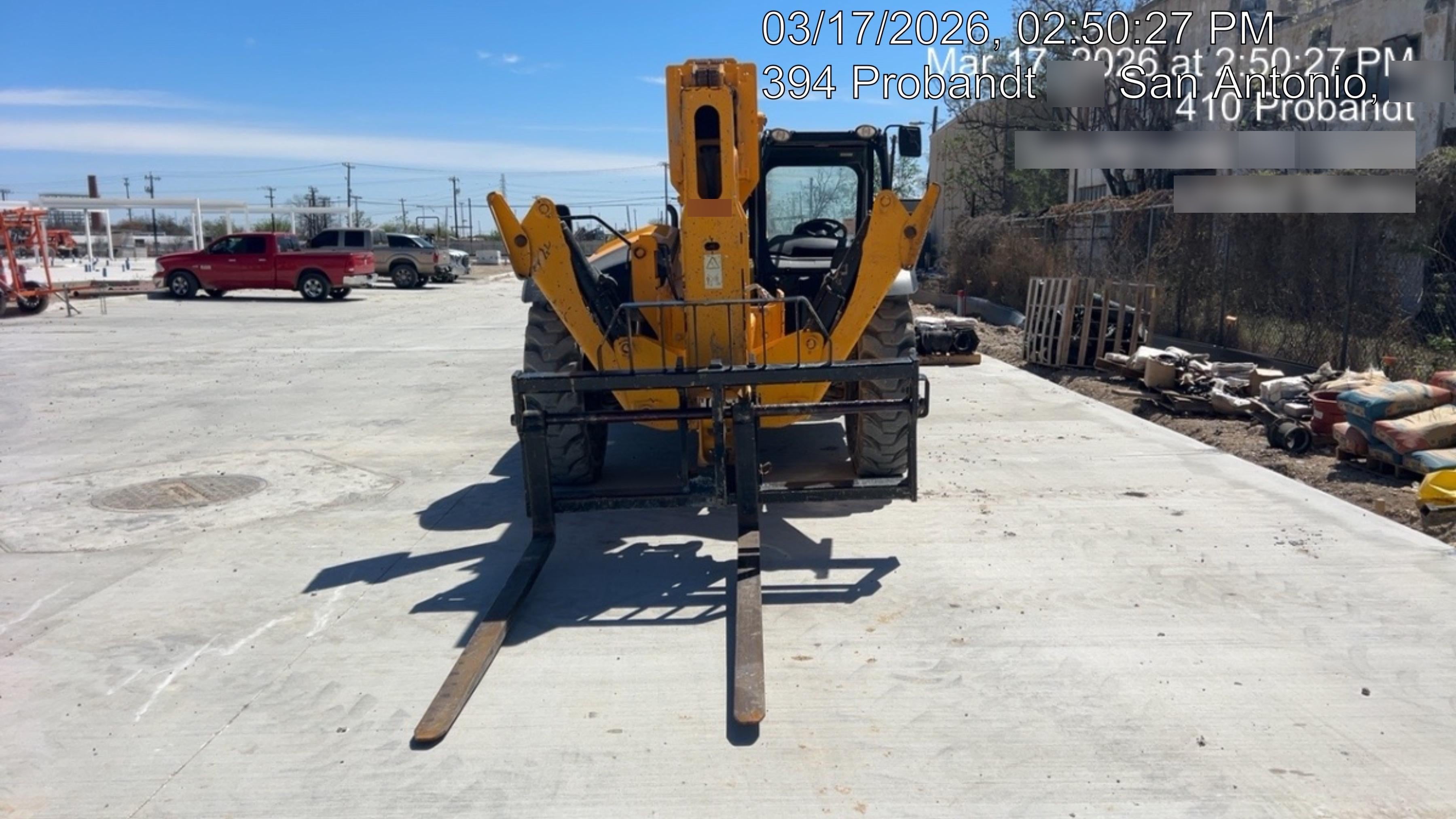 2020 JCB 510-56 Canopy, Solid Tires, Work Lights, Beacon, Aux Hydraulics, Back up Alarm, Lifting Eye, ES Decals