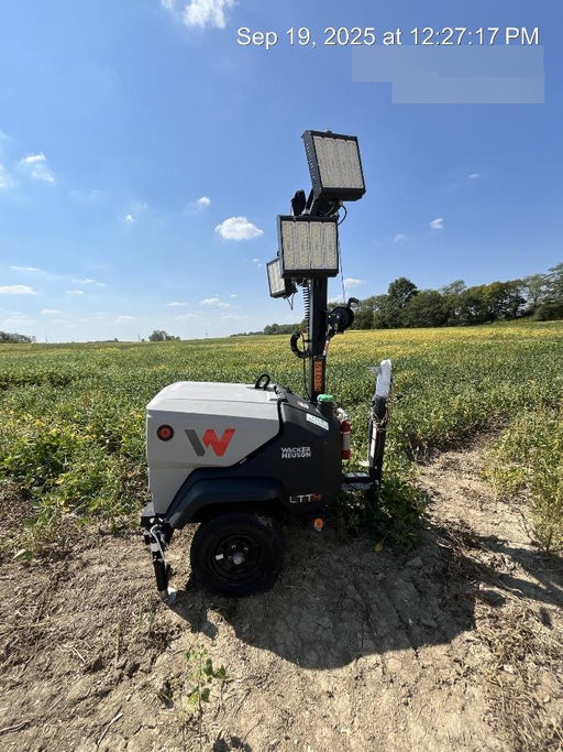 2024 Wacker Neuson LTT4 Diesel, Kohler KDW702, Deep Sea Controller, Auto Start, LED 320W, Bypass Outlet, T3