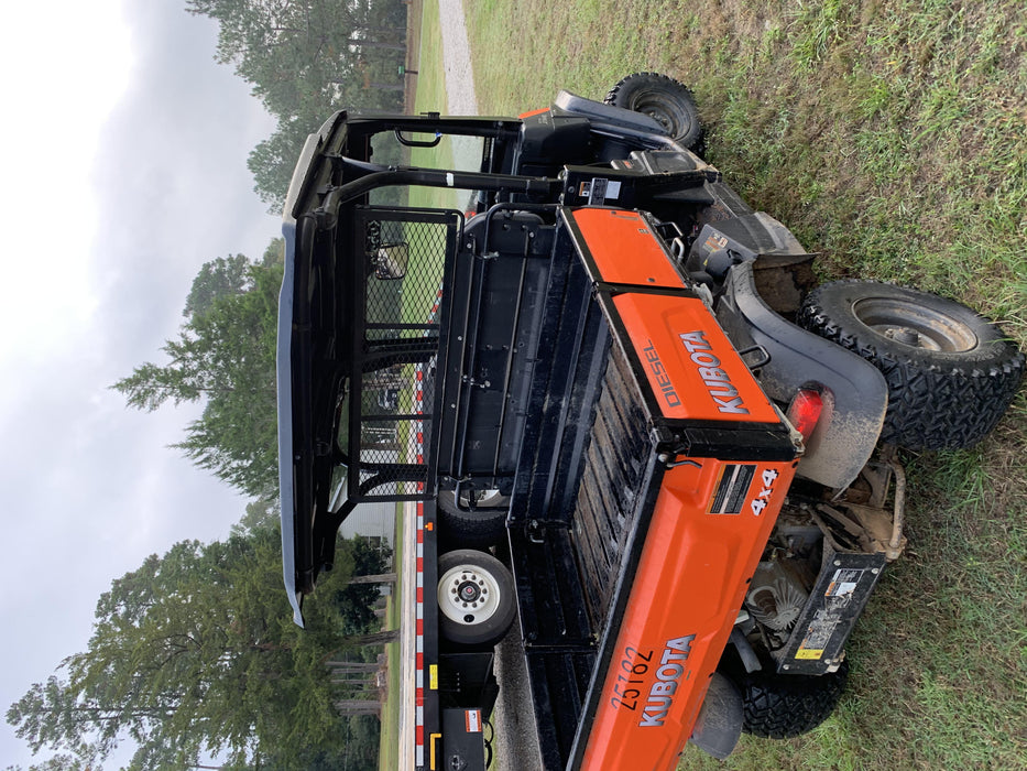 Kubota RTV-X1140W-H 4wd Utility Cart, LED Strobe, Windshield Tempered Glass, Pastic Canopy, Wire Harness Kit, Backup Alarm