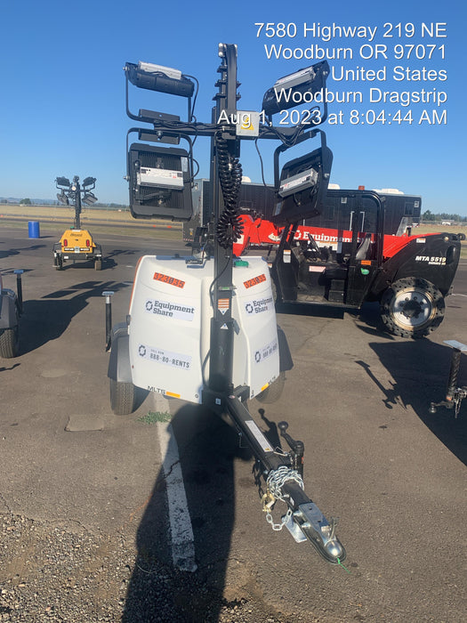 2023 Generac MLT2 Diesel, Flex Switch 120V Input, Powerzone Controller, (4) 320W LED Lights, 4kW Generator, 39.9 Gal Fuel Tank, 2" Ball, T3