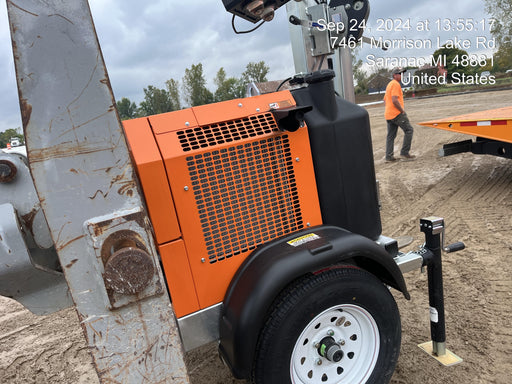 2024 Wanco WLTT-4MM4K Diesel, Deep Sea Controller, Shore Power Plug, Auto Start, (4) 350W LED Floodlights, 4kW Generator, 60 Gal Fuel Tank, 2" Ball, T3